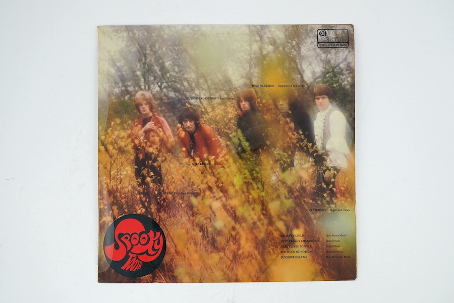 Four LP record albums; Spooky Tooth; Spooky Tooth on Pink Island label ILPS-9080A, Spooky Tooth; Spooky Two on Pink Island label ILPS-9098, Ten Years After; Ten Years After on Deram SML1015, Ten Years After; Watt on Dera